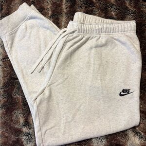 Nike Womens Light Gray Joggers